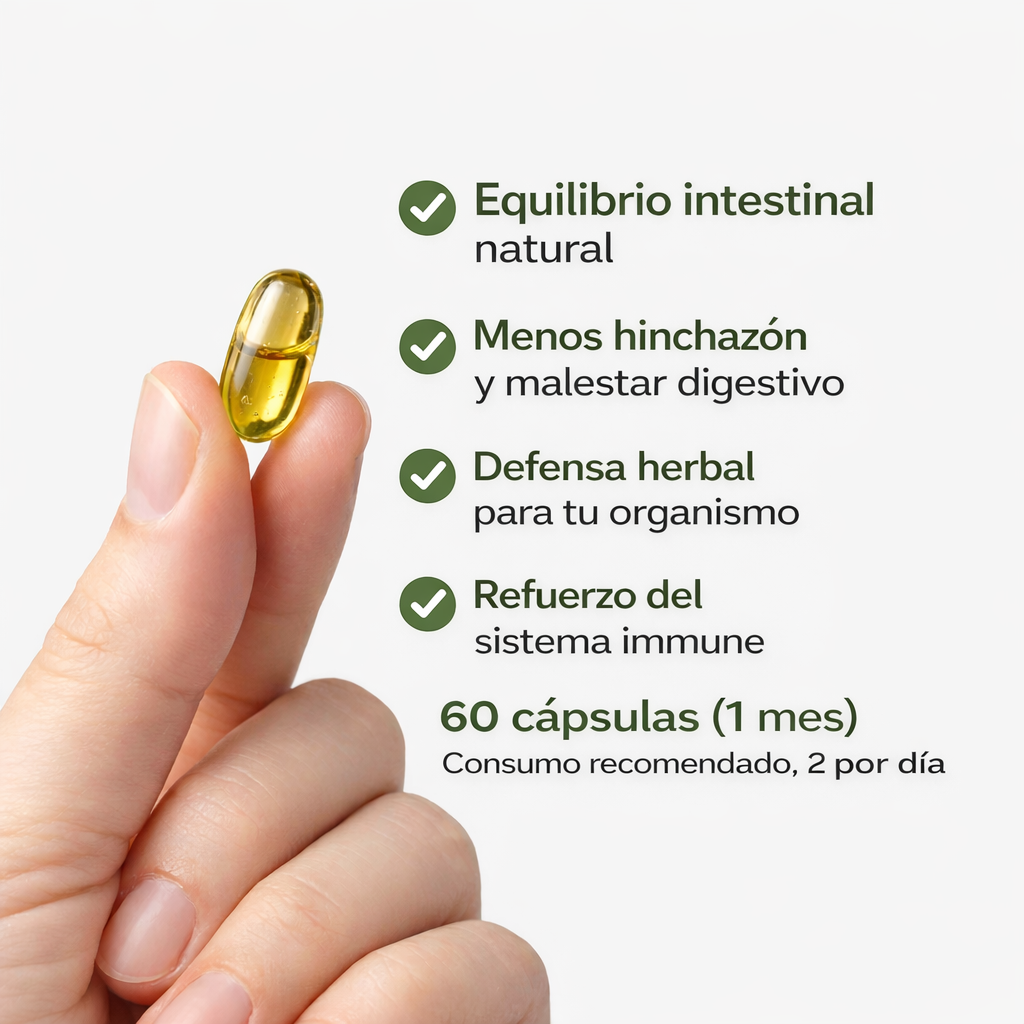 60 cápsulas de Aceite de Orégano de Alta Potencia | Apoyo Natural para Combatir Parásitos y Candida